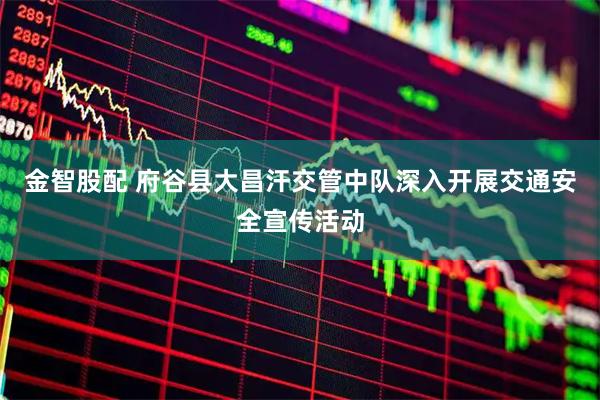 金智股配 府谷县大昌汗交管中队深入开展交通安全宣传活动