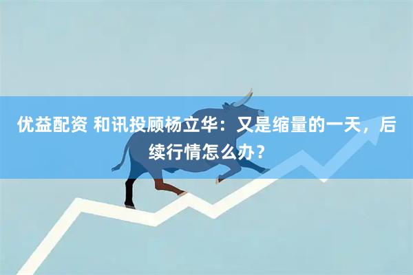 优益配资 和讯投顾杨立华：又是缩量的一天，后续行情怎么办？